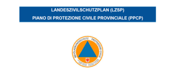 Copertina piano protezione civile provinciale